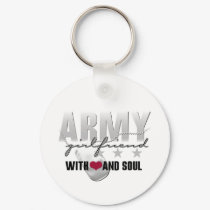 Army Girlfriend with Heart and Soul keychains by silentranksshop Army Girlfriend with Heart and Soul keychains