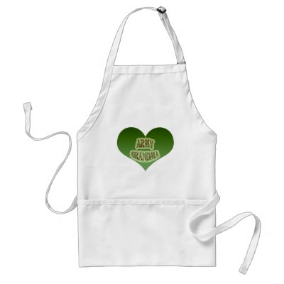 Army Grandma Aprons by lifeisahighway
