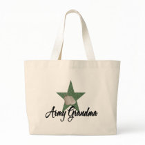 Army Grandma Tote Bags