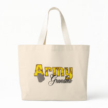 Army Grandma Canvas Bag