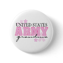 Army Grandma Pinback Button