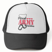Army Grandma Hearts Trucker Hat