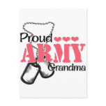 Army Grandma Hearts Postcards