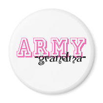 ARMY Grandma - Jersey Style Fridge Magnets