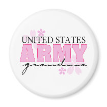 Army Grandma Refrigerator Magnets