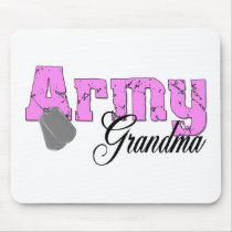 Army Grandma Mouse Pad