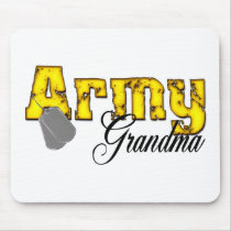 Army Grandma Mouse Mats