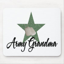 Army Grandma Mouse Pad
