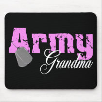 Army Grandma Mouse Pad