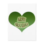 Army Grandma Postcard