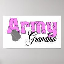 Army Grandma Poster