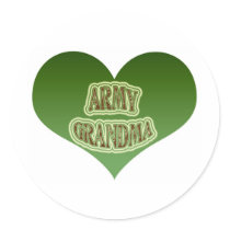 Army Grandma Stickers