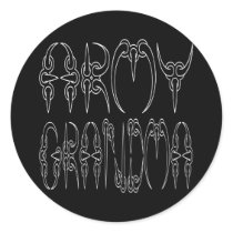 Army Grandma Round Sticker