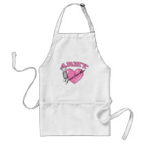 Army Grandmother Heart N Dog Tag Aprons