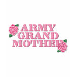 Army Grandmother Pink Roses Tees