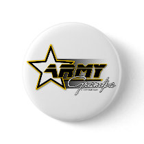 Army Grandpa Pinback Buttons