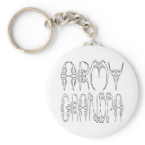 Army Grandpa Key Chains