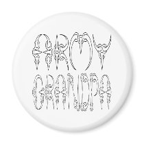 Army Grandpa Refrigerator Magnets