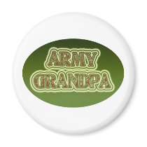 Army Grandpa Refrigerator Magnets