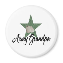 Army Grandpa Magnets
