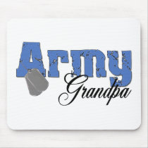 Army Grandpa Mouse Mats