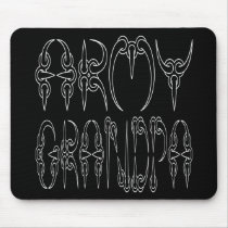 Army Grandpa Mouse Pads