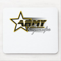 Army Grandpa Mousepads