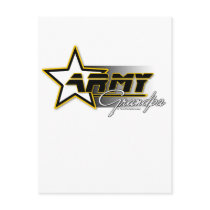 Army Grandpa Post Card