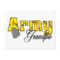 Army Grandpa Post Card