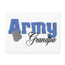 Army Grandpa Postcard