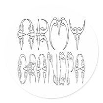 Army Grandpa Stickers