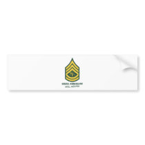 Army Grill Sergeant Bumper Sticker