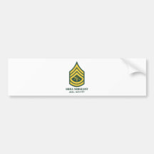 Army Grill Sergeant Bumper Sticker