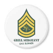 Army Grill Sergeant magnets