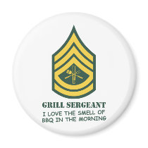 Army Grill Sergeant magnets
