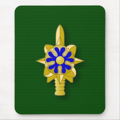 Army Intelligence Service insignia Mouse Pads by a2zgraphicsworks