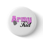 Army Kid Pinback Buttons