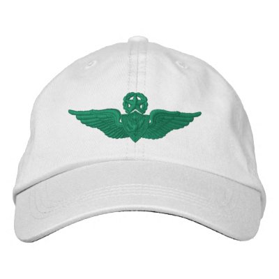 Army Master Airman Embroidered Baseball Caps by ZazzleEmbroidery