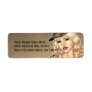 Army, Military good girl pin-up art #1 by Al Rio Custom Return Address Labels