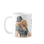 Army Military Pinup Girl in Camo #6 by Al Rio Coffee Mugs
