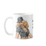 Army Military Pinup Girl in Camo #6 by Al Rio Coffee Mugs