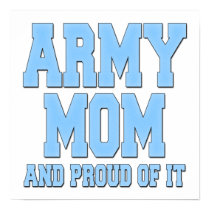 Army Mom and Proud of It posters