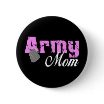 Army Mom Button