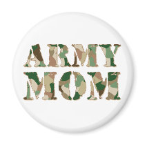 Army Mom camo Refrigerator Magnets