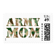 Army Mom camo Postage Stamps 