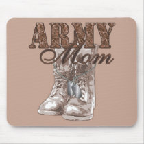 Army Mom Combat Boots N Dog Tags 1 mousepads by ArmyMomCreations Army Mom Combat Boots N Dog Tags 1 mousepads
