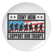 ARMY MOM DINNER PLATE