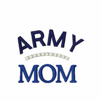 Army Mom embroidered shirts
