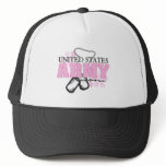Army Mom flowers Trucker Hat