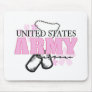 Army Mom flowers Mousepad